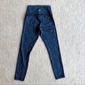 Navy dot Lululemon Luxtreme Wunder Under pants 4